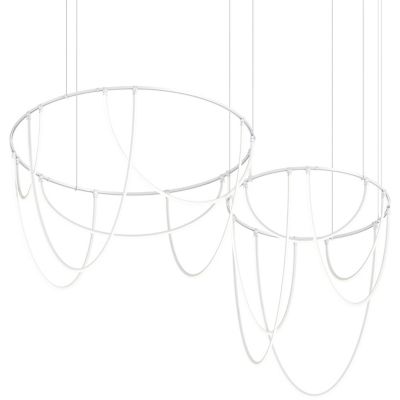 Suspenders 2-Bar Offset Ring Luminaires LED Suspension