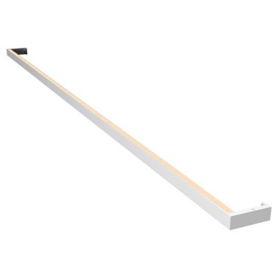 Thin-Line Wall Bar (Satin White|8 Inch|One-Sided) - OPEN BOX