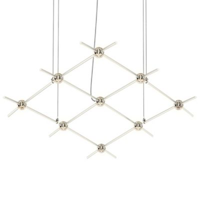 Constellation Minor Chandelier (Clear|Nickel|120")-OPEN BOX