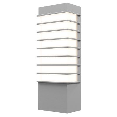 Tawa Slim Outdoor Wall Sconce (Textured Gray|13 In)-OPEN BOX