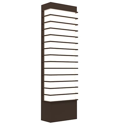 Tawa LED Outdoor Wall Sconce(Textured Bronze|21 In)-OPEN BOX