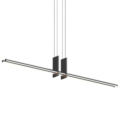 Fino Duo LED Pendant (Satin Black) - OPEN BOX