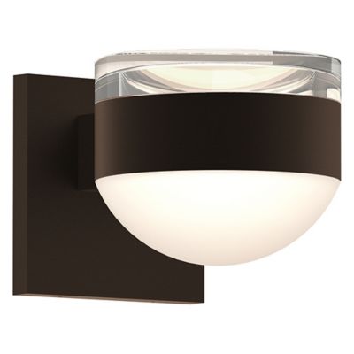 Reals Up/Down Wall Sconce(Clear|Polycarbonate|Brnz)-OPEN BOX