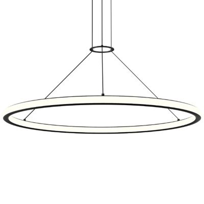 Luna Round LED Pendant (Satin Black|Small|2700) - OPEN BOX