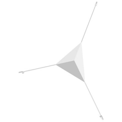 Abstract LED Surface Mount (Satin White|Large) - OPEN BOX