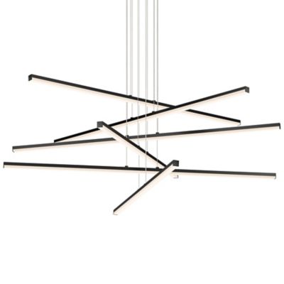 Sonneman Lighting Stix 3 Bulb Bathroom Lighting - Bright Satin Aluminum 2770.16