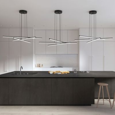Shown in Satin Black finish, 3 Arms, in use