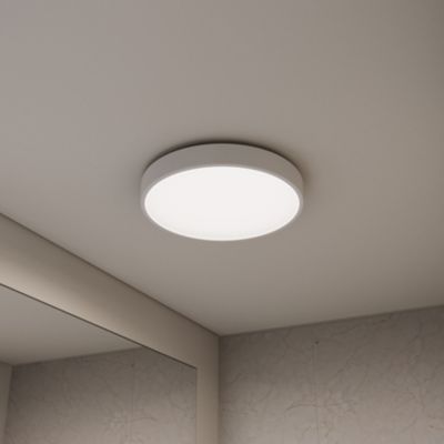 Shown in Textured White finish, 16 inch, lit, in use