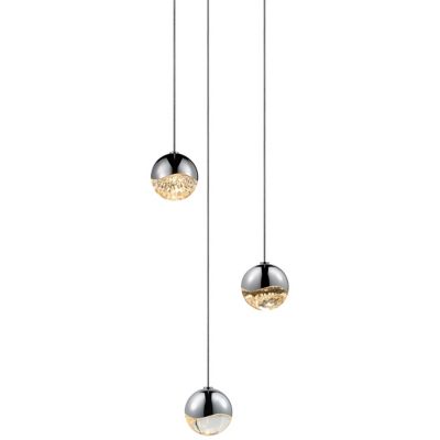 Grapes 3-Light Round Multi-Light Pendant