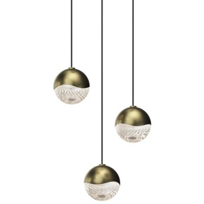 Grapes 3-Light Round Multi-Light Pendant