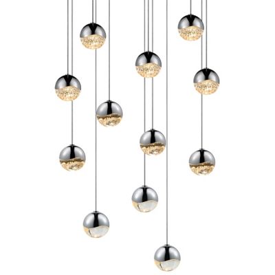 Grapes LED 12-Light Round Multi-Light Pendant