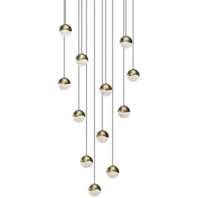 Grapes LED 12-Light Round Multi-Light Pendant