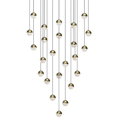 Grapes LED 24-Light Round Multipoint Pendant