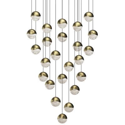 Grapes LED 24-Light Round Multipoint Pendant
