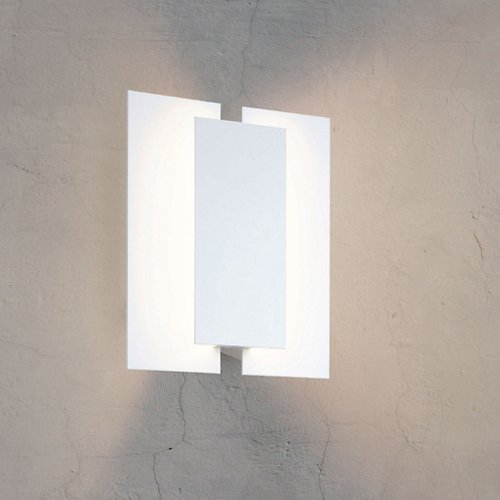 Batten LED Wall Sconce (Textured White) - OPEN BOX RETURN