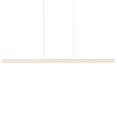 Stiletto 44 Inch Pendant (Large/Satin White)-OPEN BOX RETURN