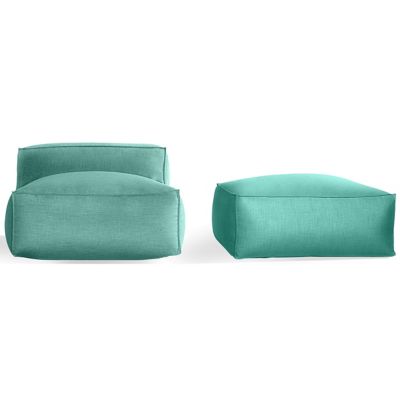 Spazio Outdoor Chair with Ottoman