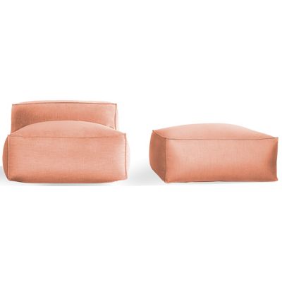 Spazio Outdoor Chair with Ottoman