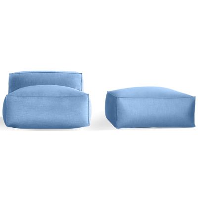 Spazio Outdoor Chair with Ottoman