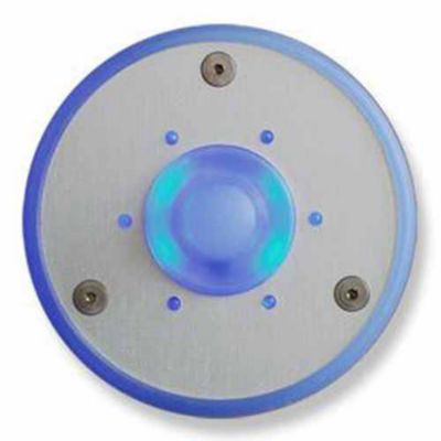 Round Doorbell Button by Spore (Blue) - OPEN BOX RETURN