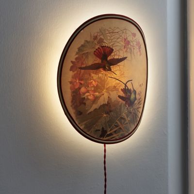 Birds and Butterflies Wall Sconce