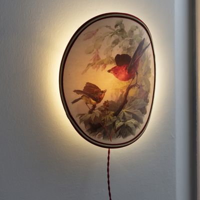 Birds and Butterflies Wall Sconce