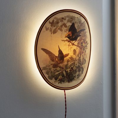 Birds and Butterflies Wall Sconce (Butterfly 7) - OPEN BOX