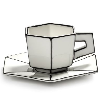 Carte Blanche Espresso Cup with Saucer