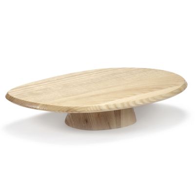 Dune Low Wood Cake Stand