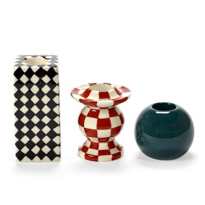 Les Objects Moule Versants Candle Holder, Set of 3