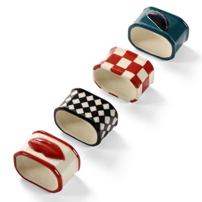 Les Objets Mouleversants Napkin Ring, Set of 4