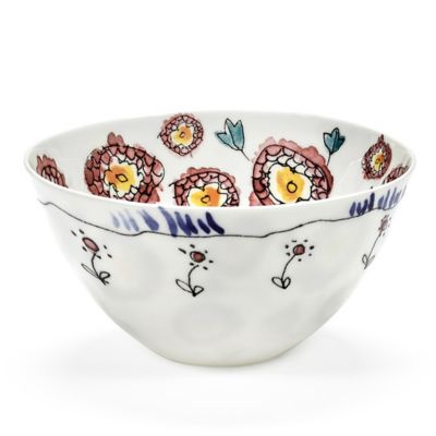 Midnight Flowers Bowl, Set of 2