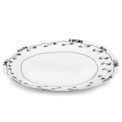 Midnight Flowers Dinner Plate, Set of 2