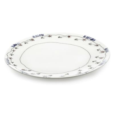 Midnight Flowers Breakfast Plate, Set of 2