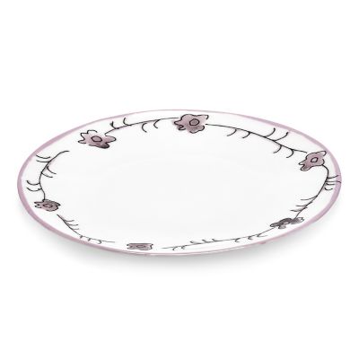 Midnight Flowers Dessert Plate, Set of 2