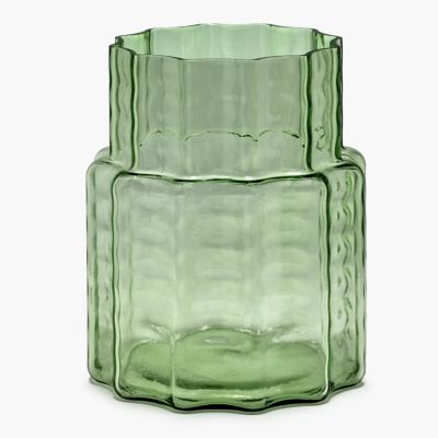 Waves Green Vase