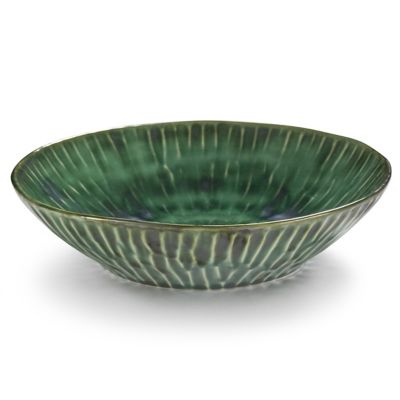 Verde Lanza Pasta Plate, Set of 2