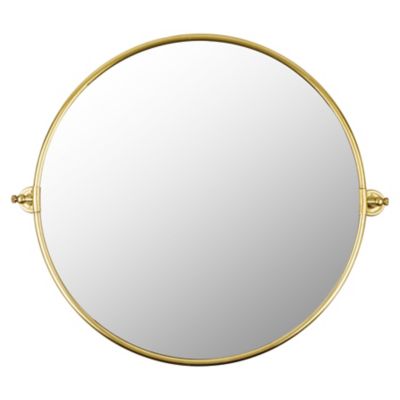 Burnish Round Mirror