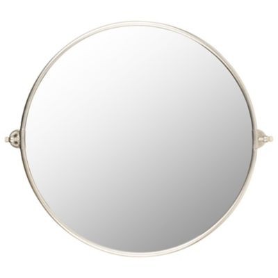 Burnish Round Mirror