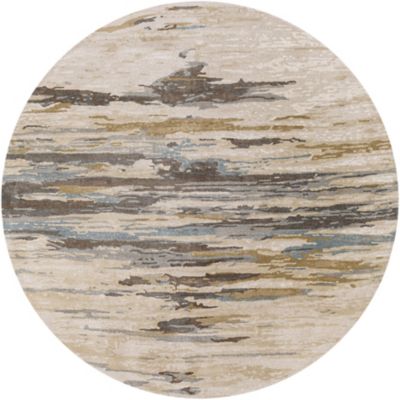 Kavita KVT 2301-2302 Round Area Rug(Beige|6' Round)-OPEN BOX