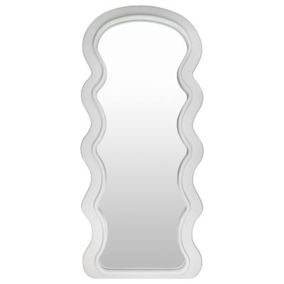 Arklow Rounded Full Length Mirror (White) - OPEN BOX