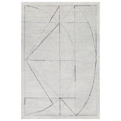 Hightower HTW 3009-3010 Area Rug(White|6 Ft.x9 Ft.)-OPEN BOX