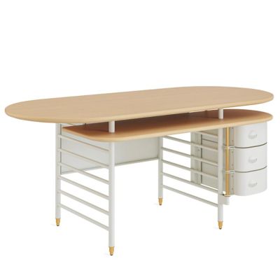 Frank Lloyd Wright Racine Desk with Storage