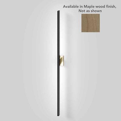 Ray LED Bath Bar (Maple/Brushed Brass/18 In)-OPEN BOX RETURN