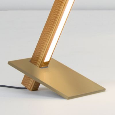 6 Foot Torch Floor Lamp (Brass/Heart Pine/2400K) - OPEN BOX