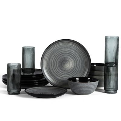 Dua Dinnerware Set with Glassware