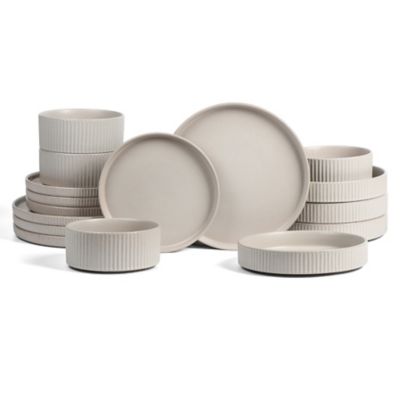 Haven Dinnerware Set with Pasta Bowls