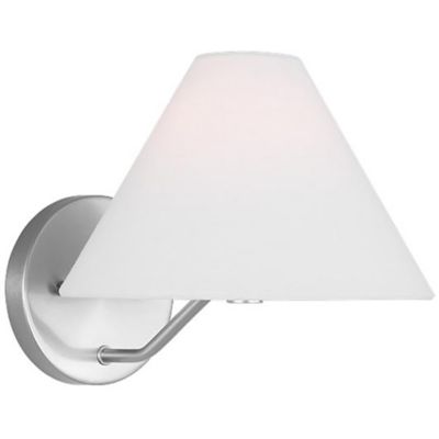 Visual Comfort Modern Burk 3 Wide 1-Light Aged Brass Round Spot Light