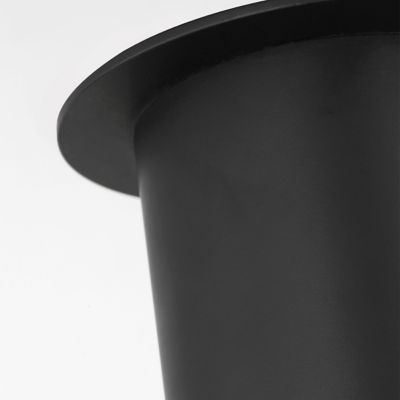 Shown in Midnight Black finish, Detail view
