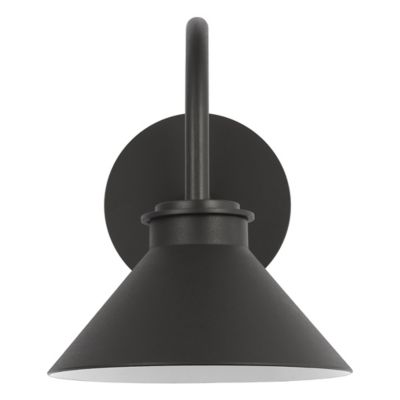 Shown in Textured Black finish, Small size, unlit